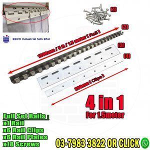PVC Railing Full Set 1.5m Kit (SS304)