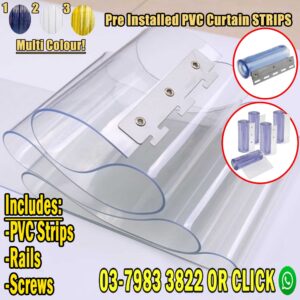 PVC Curtain Strips With Rails